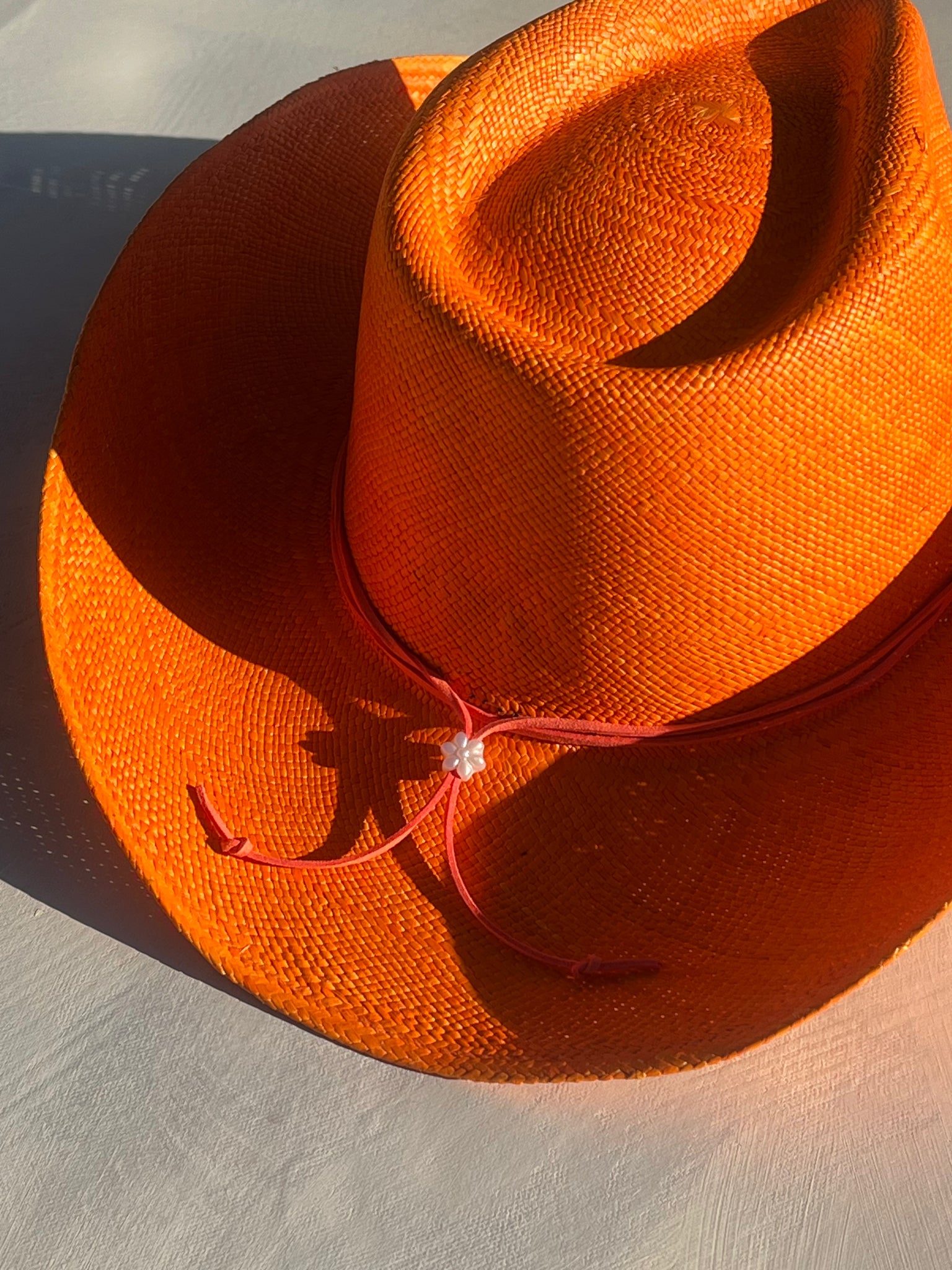 Orange Cowgirl Hat