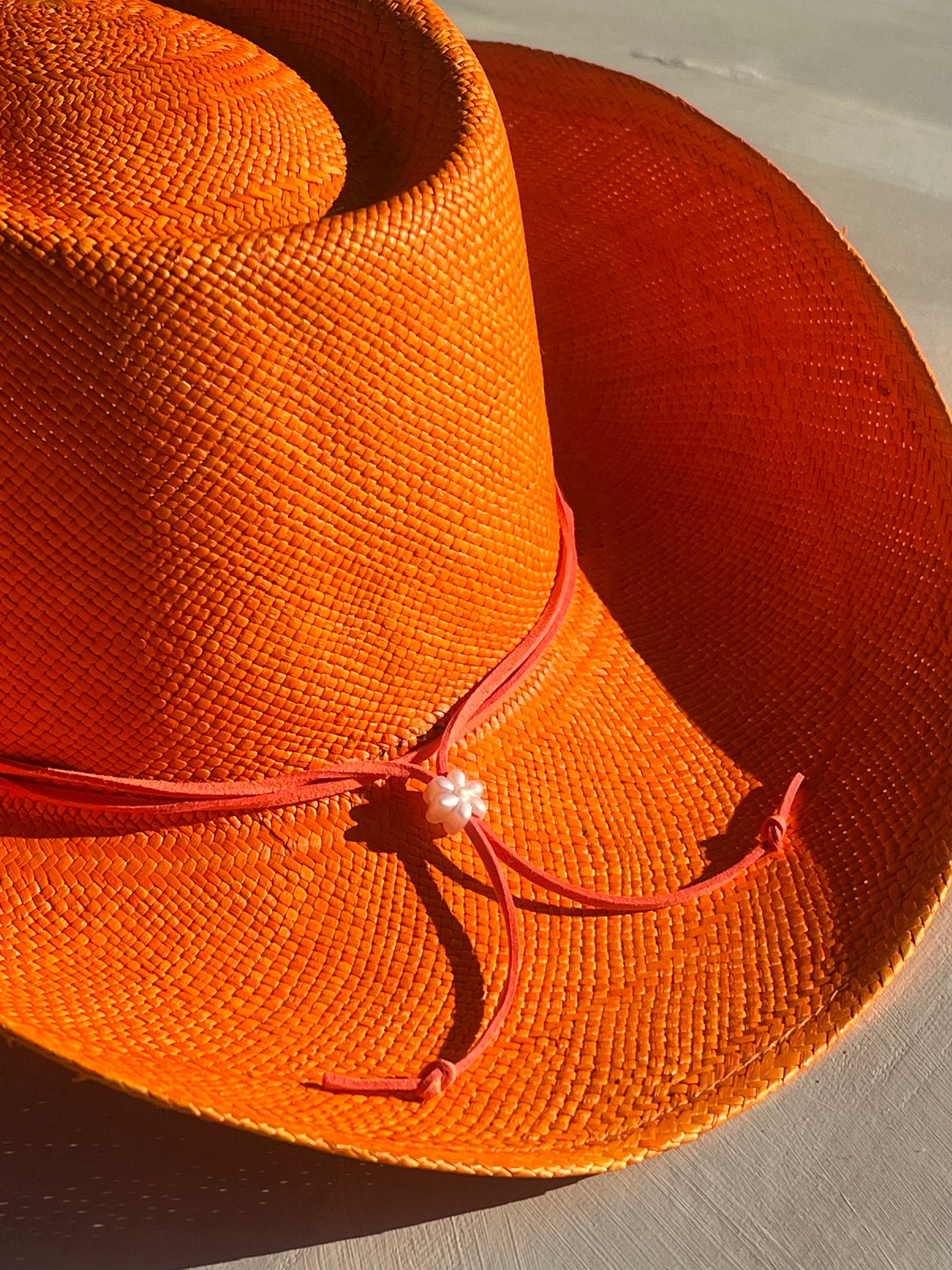 Orange Cowgirl Hat